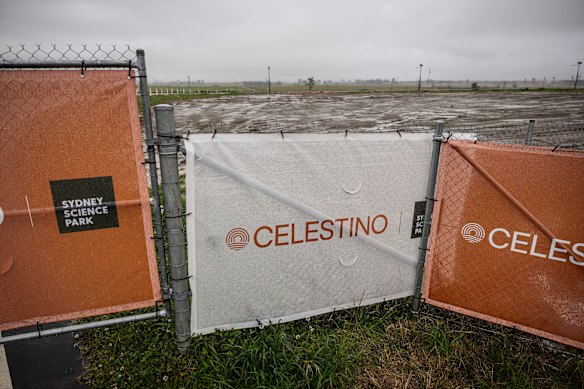 The Luddenham site remains fenced off.