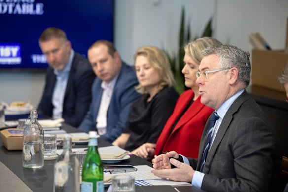 Environment Minister Murray Watt at the 2025 Recycling Roundtable.