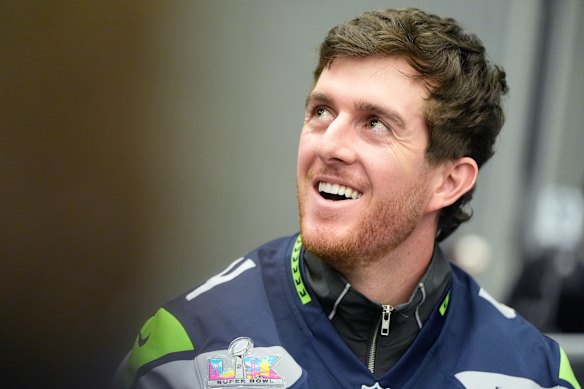 Dickson during Super Bowl week.