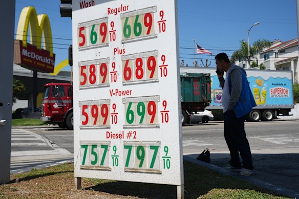 US consumers are grappling with soaring fuel prices.