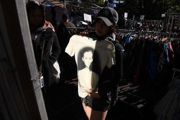 Treetacha Treepechsamakoon visits Glebe Markets twice a month to check out what vintage designer gems she can find.