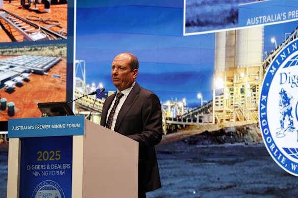 Arafura Rare Earths CEO Darryl Cuzzubbo at the Diggers and Dealers event.