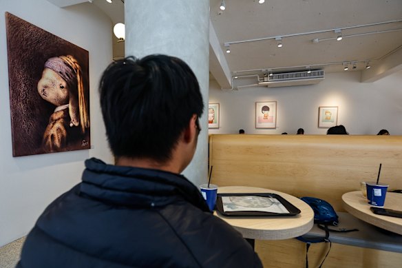Richard Huang, who requested his identity be concealed with a pseudonym, promotes Beijing funded trips to Taiwanese youth.