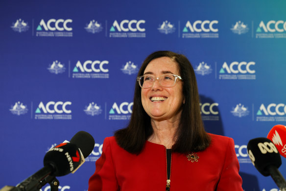 ACCC seat  Gina Cass-Gottlieb. The ACCC’s enactment   evolved retired  of its archetypal   probe  into Qantas’ COVID formation  credits.
