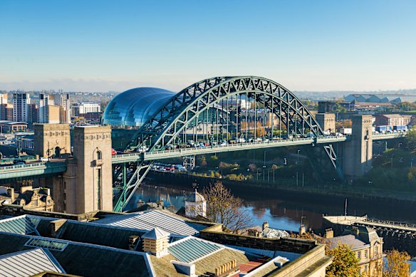  Newcastle’s iconic Tyne Bridge.
