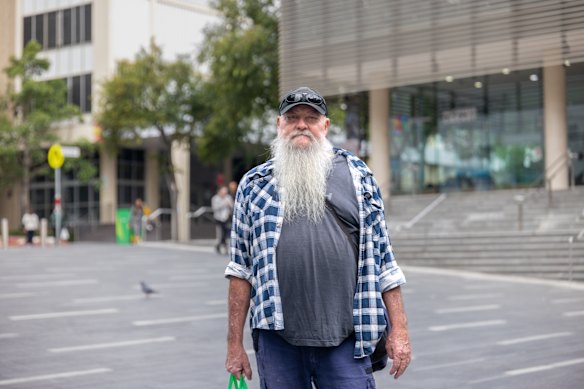Greg Squires says he doesn’t trust the government, when pressed to discuss why he’d vote for One Nation. 