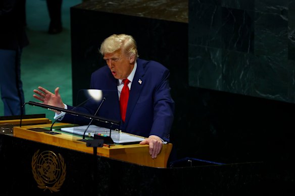 Donald Trump spent much of his General Assembly address berating UN members for their failures to control migration.