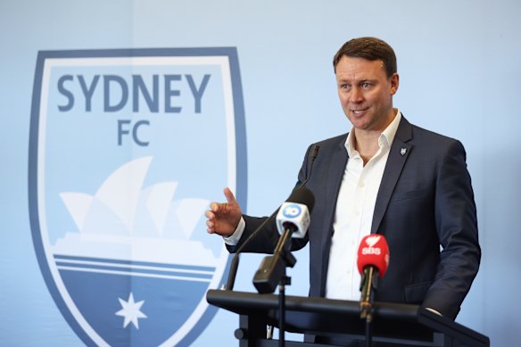 Sydney FC chief executive Mark Aubrey.