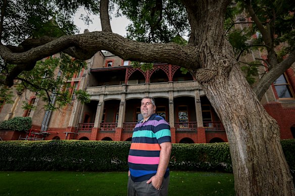 Yarra Residents Collective founder Adam Promnitz at the convent this month.
