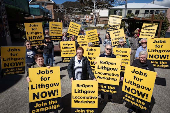 Lithgow residents want more jobs for the regional town.