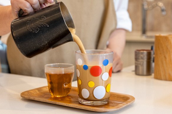 Vietnamese hot coffee blends condensed milk, evaporated milk and coconut milk with coffee that’s been dripped through a filter for eight hours. 