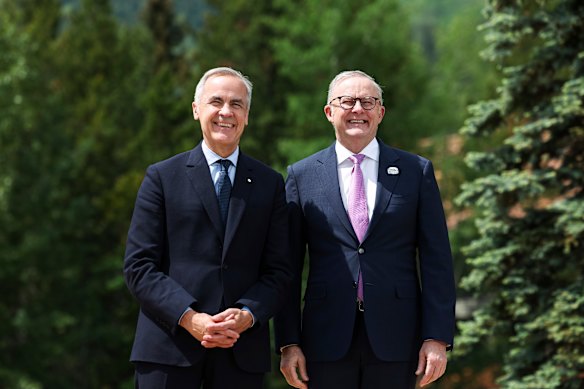 Canadian Prime Minister Mark Carney has taken a different tack to recognition for Palestine to Prime Minister Anthony Albanese.