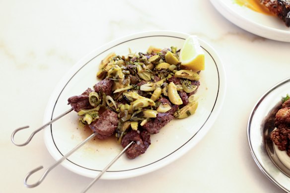 St Siandra’s skewers.