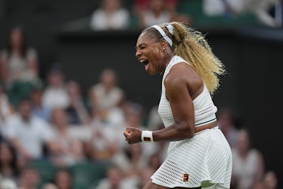 Serena Williams was electric as ever in her Wimbledon return. 