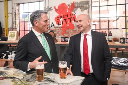 Defence Minister Richard Marles with his UK counterpart John Healey.