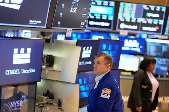 Wall Street has slid lower to kick off its week. 