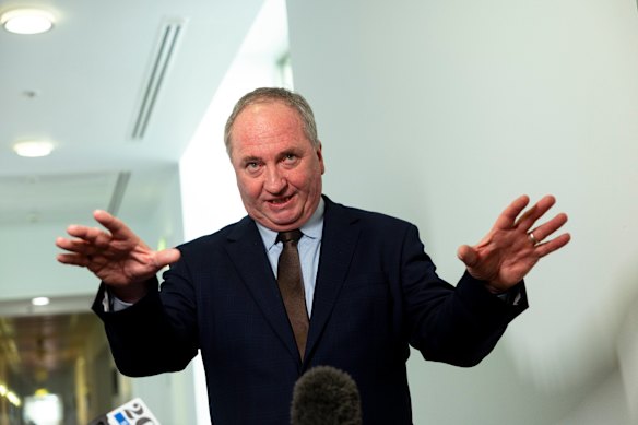 Former Nationals MP Barnaby Joyce.