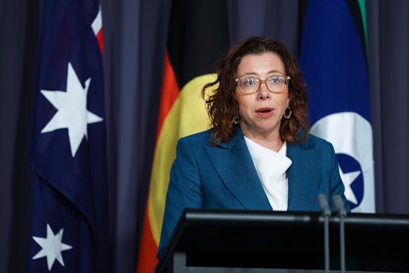 Minister for Employment and Workplace Relations Amanda Rishworth.