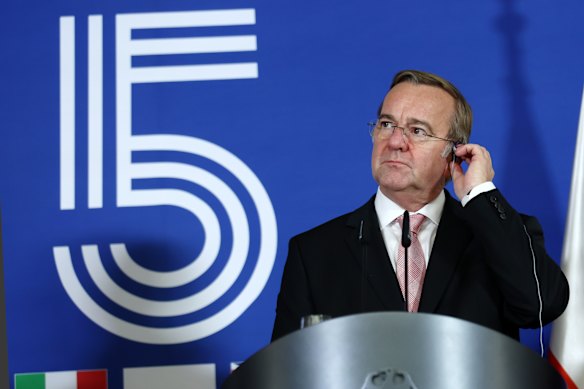 Defence Minister Boris Pistorius, from the SPD, has warned about the need to build up the military.