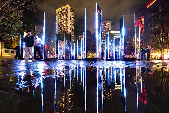 Rainy weather doesn’t have to mean putting your camera away. Using flip-out LCD displays makes it easier to get low and incorporate reflections from puddles.
Exposure 1/60 sec at f7.1, focal length 18mm, lens 15-35mm, ISO 20000, tripod, Canon EOS R3.
