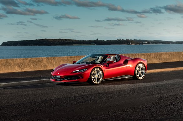 The Ferrari 296 GTS is priced at $688,000, which is still cheaper than the cost of aged care.