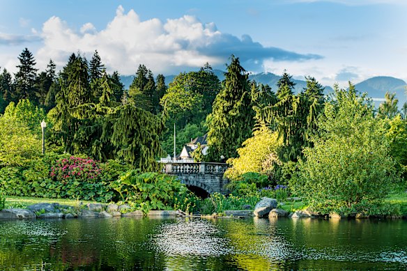 Stanley Park, Vnacouver … the city’s green reputation is reaching new heights.