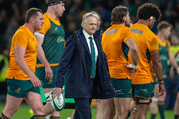 Wallabies Joe Schmidt is determined to stay with the Wallabies until the end of his contract in July
