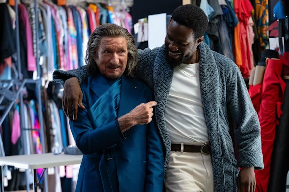 Sir Ben Kingsley (left) and Yahya Abdul-Mateen II in Wonder Man.