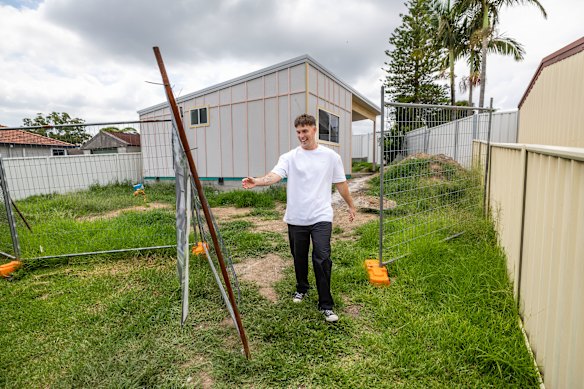 Haydan Andrews is building a granny flat.