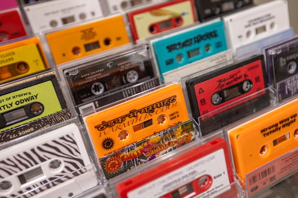 Cassettes produced at Dex Audio in Melbourne’s Kensington.