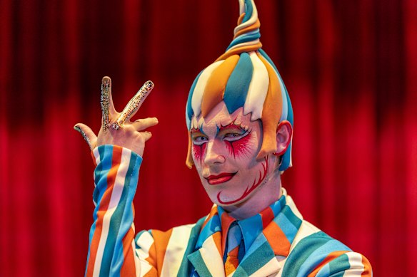 Cirque du Soleil performer Mitch Wynter poses for a photo for the new show Kooza. 