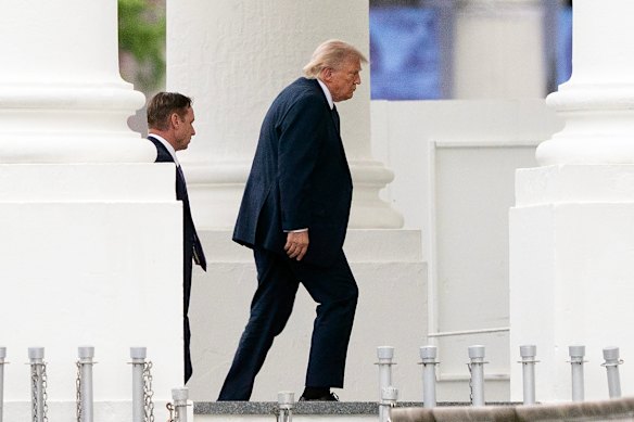 Trump and his White House have swatted away persistent questions over the state of his health.