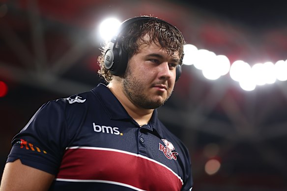 Queensland prop Massimo De Lutiis.