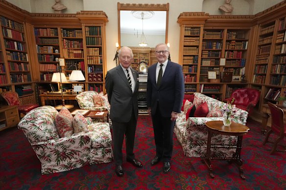 Albanese’s arrival in Balmoral came as Opposition Leader Sussan Ley lashed out at the prime minister’s travel schedule, accusing him of “swanning around” the UK on a self-indulgent trip.