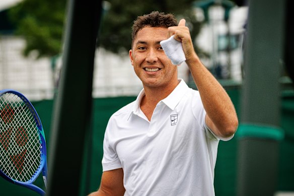 James McCabe qualified for Wimbledon for the first time.