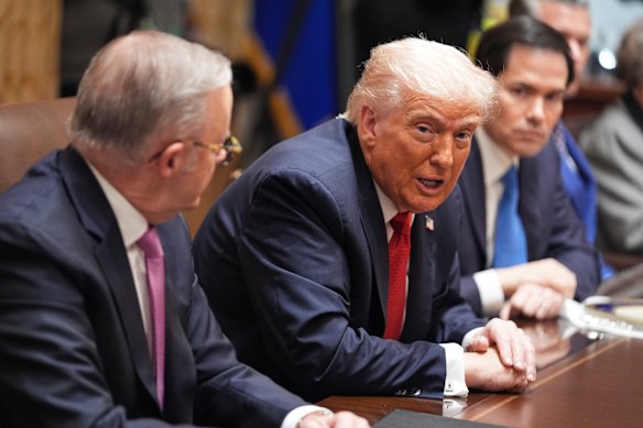 US President Donald Trump downplayed the prospects of war over Taiwan in Washington this week