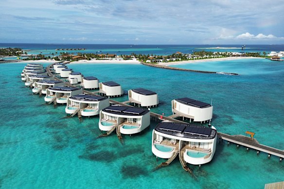 At Centara Grand Lagoon expect curvy private pools in overwater villas.