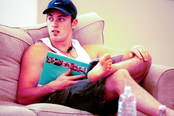 Blair McDonough in Big Brother Australia season one.