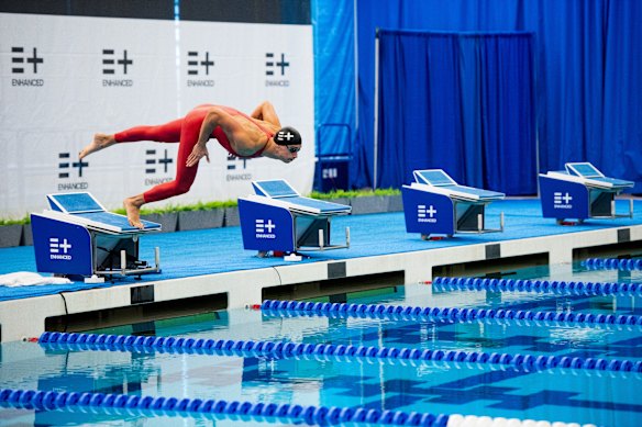 Australian Enhanced Games athlete James Magnussen.