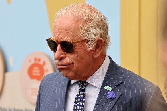 King Charles at London Zoo last month.