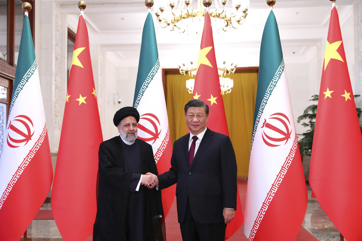 Xi Jinping and Iranian President Raisi