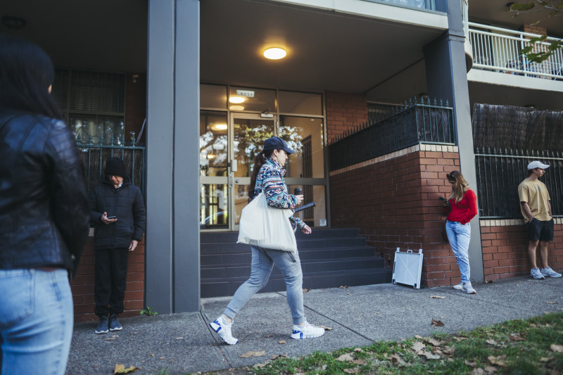Redfern unit values are rising, while house values are falling.