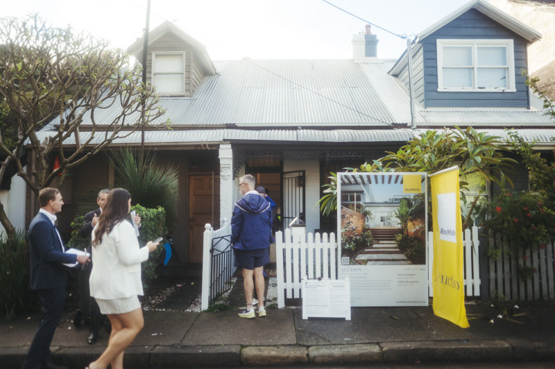 A listed property in the Sydney suburb of Newtown. Since June 2019, the amount needed for a an average deposit in Sydney has increased by more than $100,000.