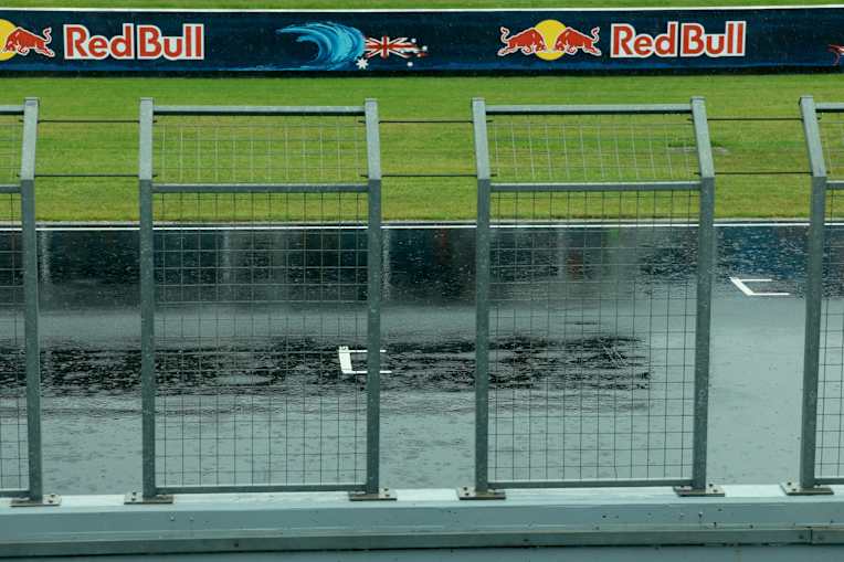 Rain continues to fall at Phillip Island.  Robert Cianflone