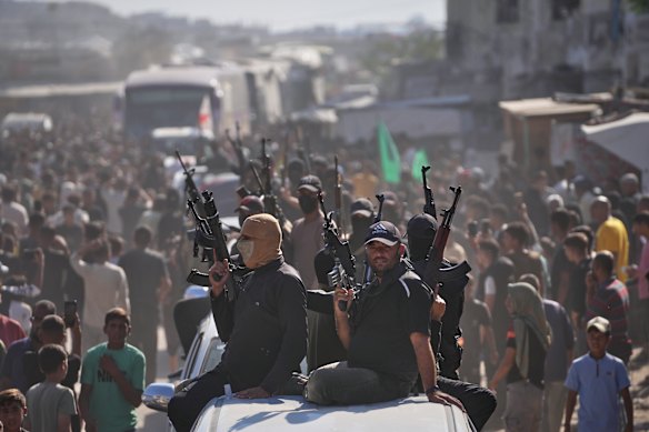 Hamas is meant to disarm under the deal, but has shown no sign of doing so.