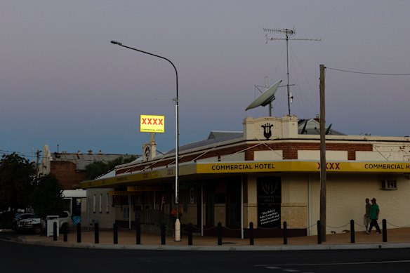Lake Cargelligo’s streets are empty at night while Julian Ingram is on the run.