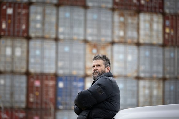 Wesley Hines, a truck driver who, as a teenager, found a baby's body in a dam in Ballarat.