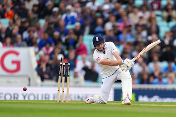The last wicket falls. 