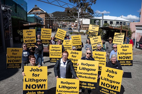 The campaign to save the Locomotive Workshops and bring jobs back to Lithgow