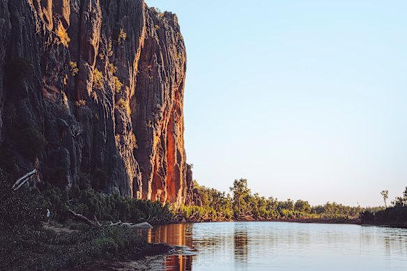 Windjana Gorge in the Windjana Gorge National Park.
